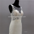 Beading Appliques Lace Princess Sleeve See Through Sexy mermaid Wedding Gowns Vestidos De Boda